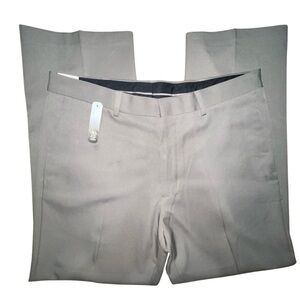 Haggar Men’s Smart Fiber Dress Pants - Medium Taupe - 36x30